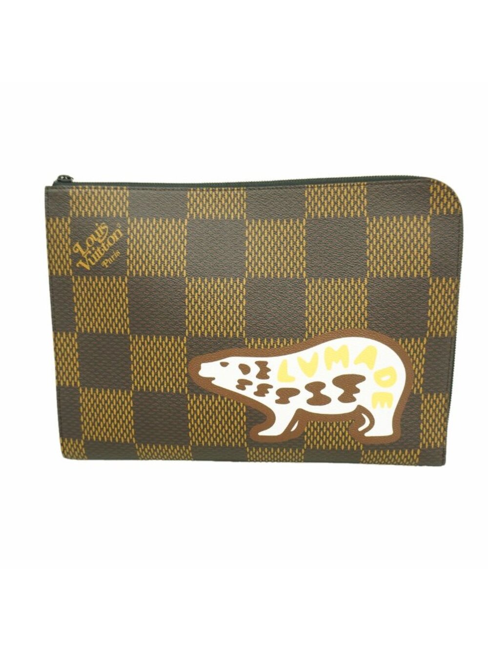 Louis Vuitton Clutch Damier Giant Pochette Jules GM Ebene NIGO Collaboration